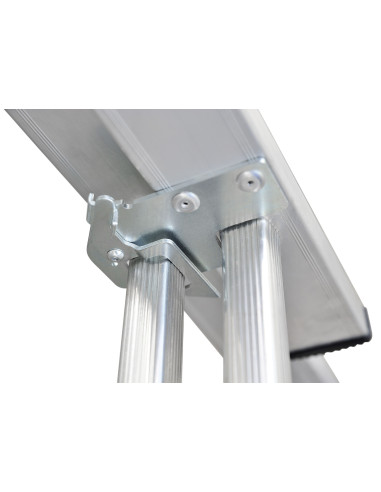 Escalera combinada de 2 tramos con...