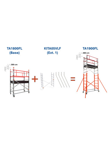 Andamio EN1004 de aluminio TA-FL