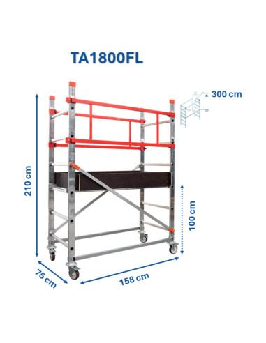 Andamio EN1004 de aluminio TA-FL