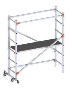 Andamio de aluminio con...