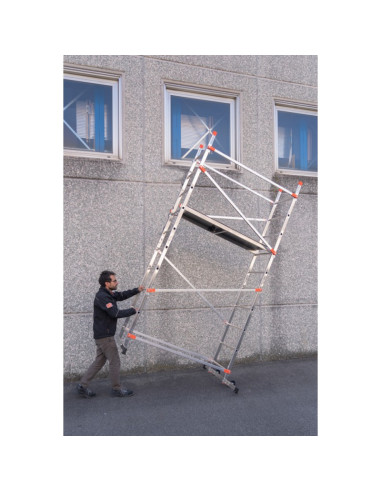 Andamio de aluminio con sistema de...