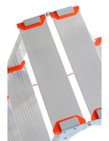 Escalera de tijera de doble subida de...