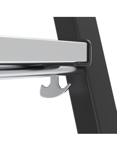 Taburete plegable acero-aluminio EN...