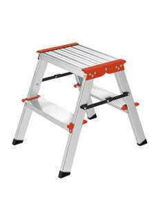 Taburete aluminio doble...