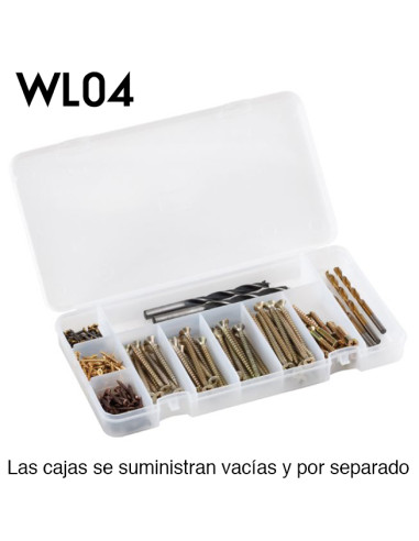 Cajitas vacías para pequeños obejtos WL