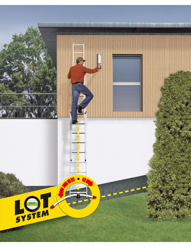 Escalera combinada de 3 tramos con...