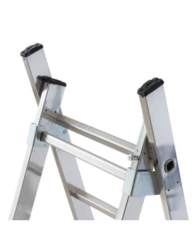 Escalera combinada de 2 tramos con...