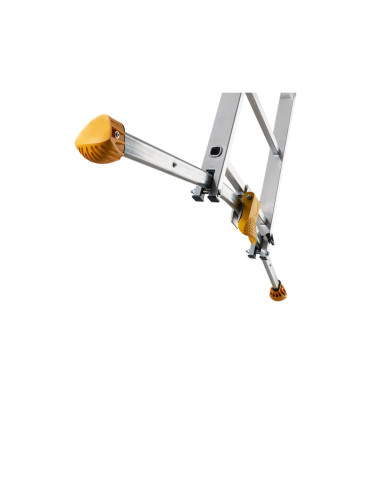 Escalera combinada de 2 tramos con...