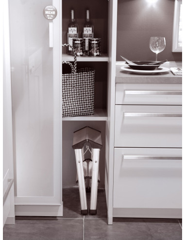 Taburete de aluminio doble subida D60...