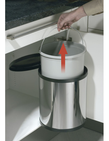 Cubo de basura encastrable 15 L...