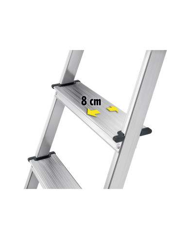 Escalera de tijera de aluminio L60...