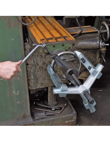 Prensa hidráulica auxiliar para...