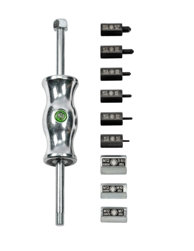 Juego con martillo deslizante para...