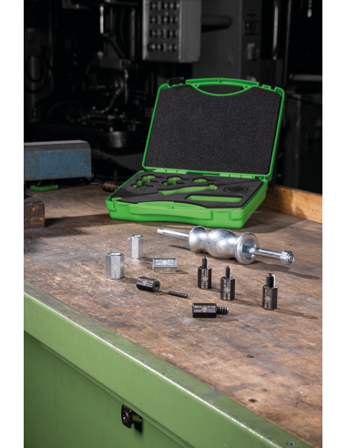 Juego con martillo deslizante para...