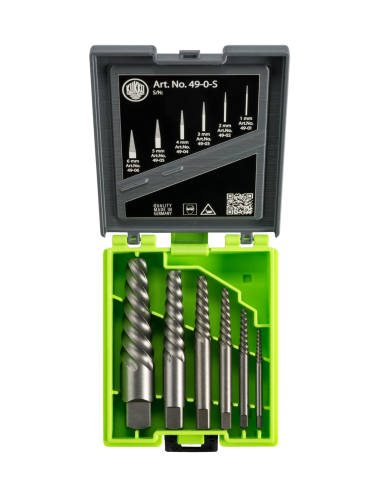 Extractor de espárragos con rosca ancha