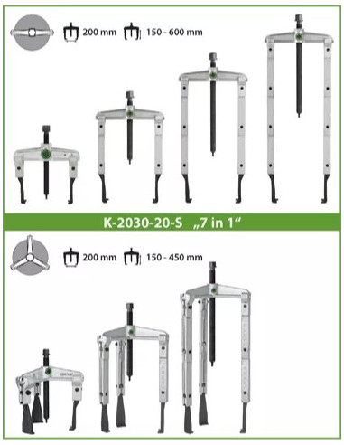 Juego de extractores de rodamientos 2...