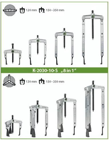 Juego de extractores de rodamientos...
