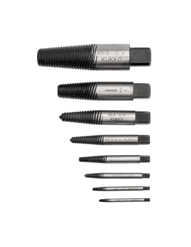 Extractor de espárragos con rosca fina