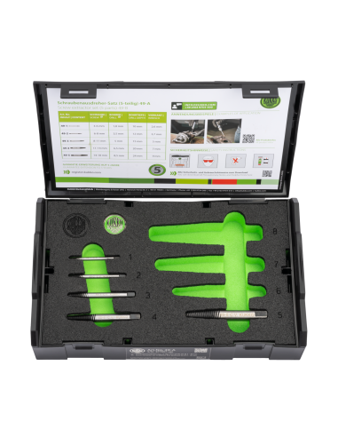 Extractor de espárragos con rosca fina