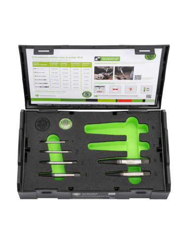 Extractor de espárragos con rosca fina