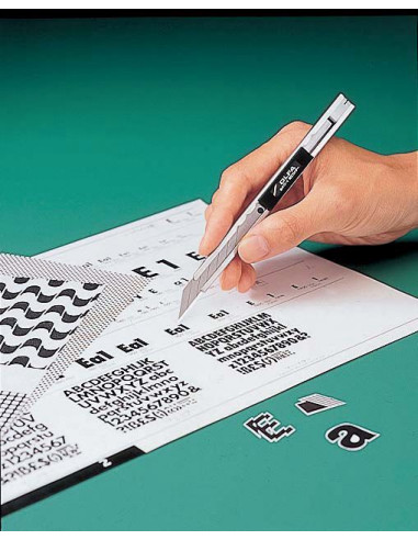 Cuchilla troceable de 9 mm con ángulo...