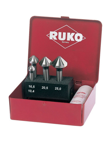 Juego de 4 avellanadores cónicos DIN...