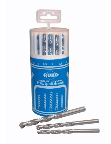 Juego de brocas helicoidales HSS...