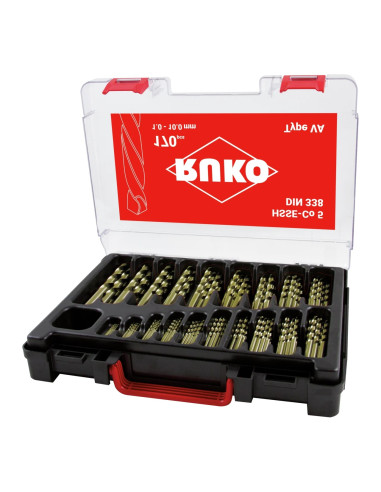 Juego de brocas DIN 338 Tipo VA HSS-Co 5