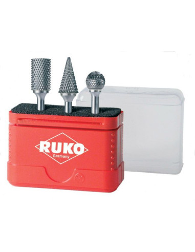 Juego de 3 fresas de metal duro con...