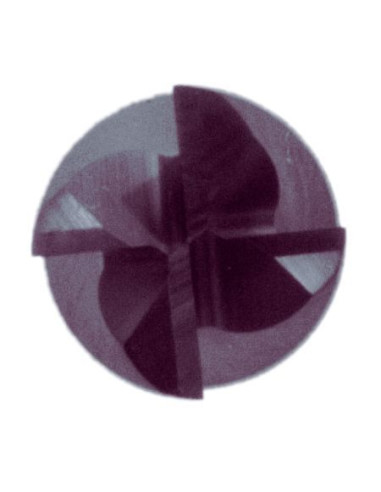 Fresa frontal de metal duro integral...