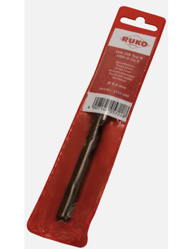 Broca helicoidal DiN 338 tipo N HSS-G...