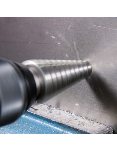 Juego de 3 brocas escalonadas HSS...