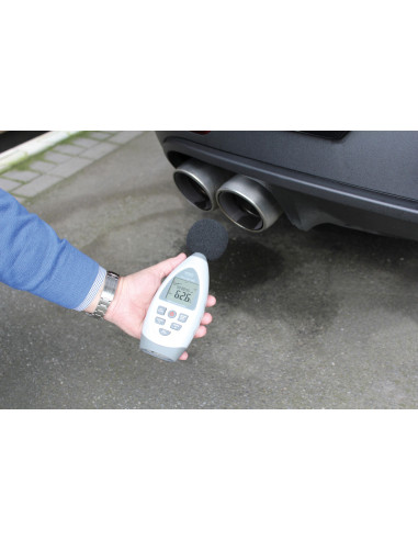 Medidor del nivel de sonido...