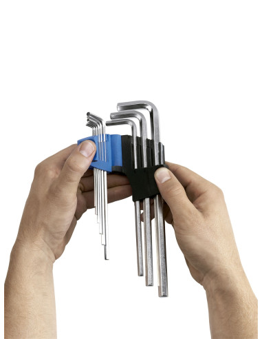 Juego de 9 llaves Allen largas con...