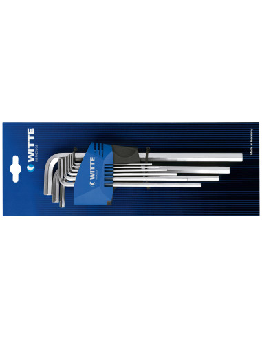 Juego de 9 llaves Allen largas