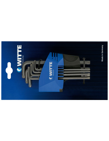 Juego de 8 llaves acodadas Torx