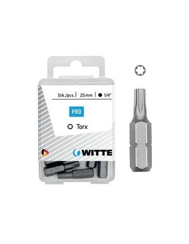 Puntas Torx de 25 mm en cajita de...