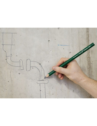 Lápiz de albañil perfil ovalado...