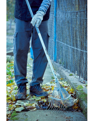 Escoba ajustable púa plana para...