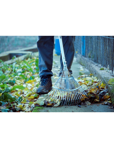 Escoba ajustable púa plana para...