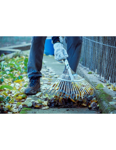 Escoba ajustable púa plana para...