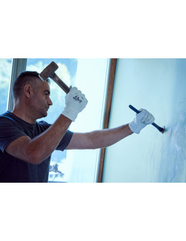 Cincel de acero Cr.V. octogonal para...