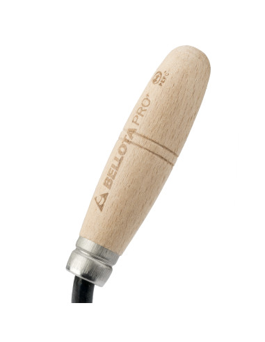 Paleta catalana con mango de madera...