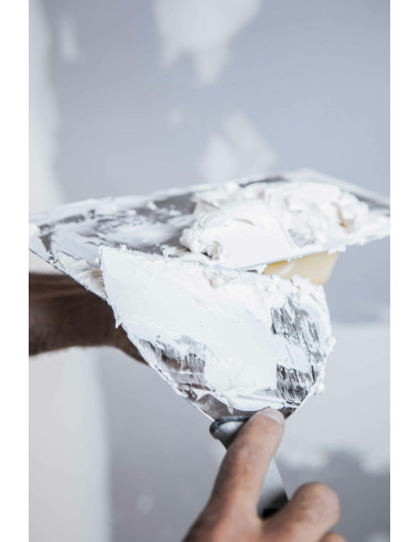 Llana recta con mango de madera para...