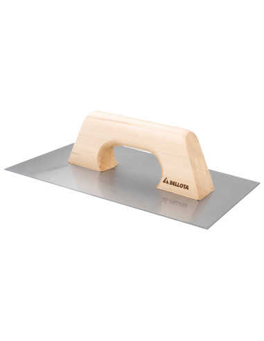 Llana trapezoidal con mango de madera...