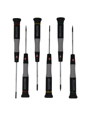 Juego destornilladores precisión de 6...