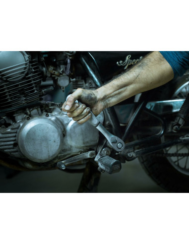 Llave carraca palanquita  de media /...