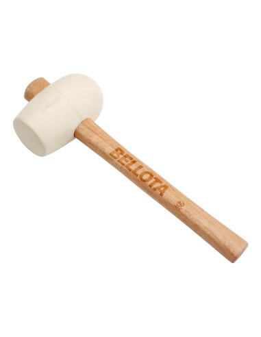 Maceta de goma blanca con mango de...