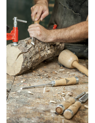 Kit formones con mango madera / 8910