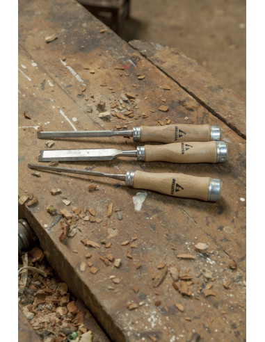 Kit formones con mango madera / 8910